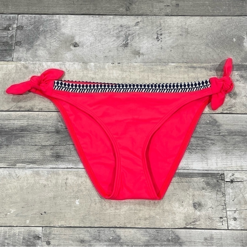 NEW ..!!! LEMLEM Lena Side Tie Bottom - Hot Coral - Size - XS